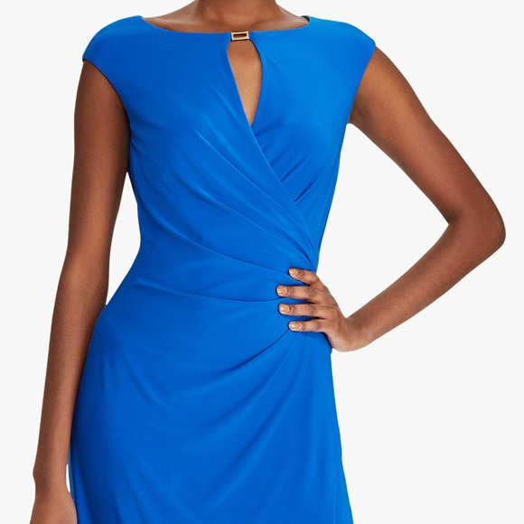 NWT Lauren Ralph Lauren Elkana Stretch Dress - Picture 1 of 6